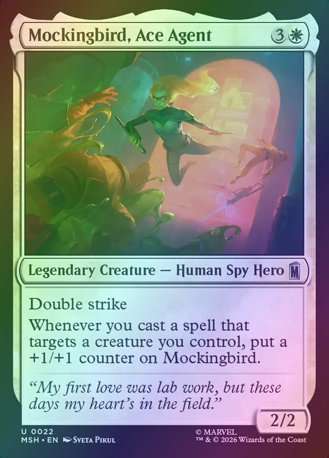Mockingbird, Ace Agent (MSH) (22) / Foil