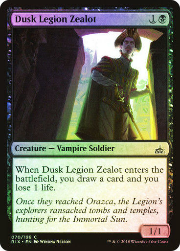 Dusk Legion Zealot (RIX) (70) / Foil
