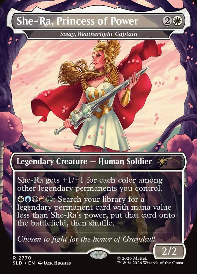 Sisay, Weatherlight Captain (SLD) (2778) / Borderless