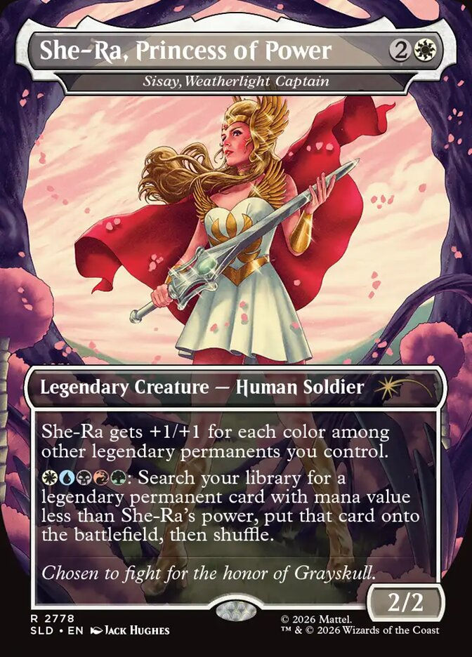 Sisay, Weatherlight Captain (SLD) (2778) / Borderless