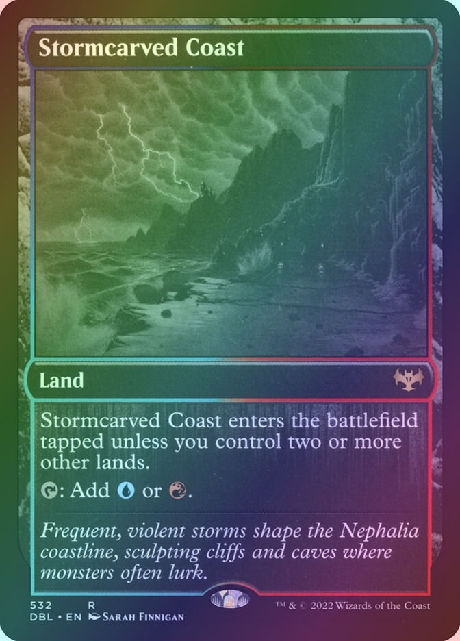 Stormcarved Coast (DBL) (532) / Foil