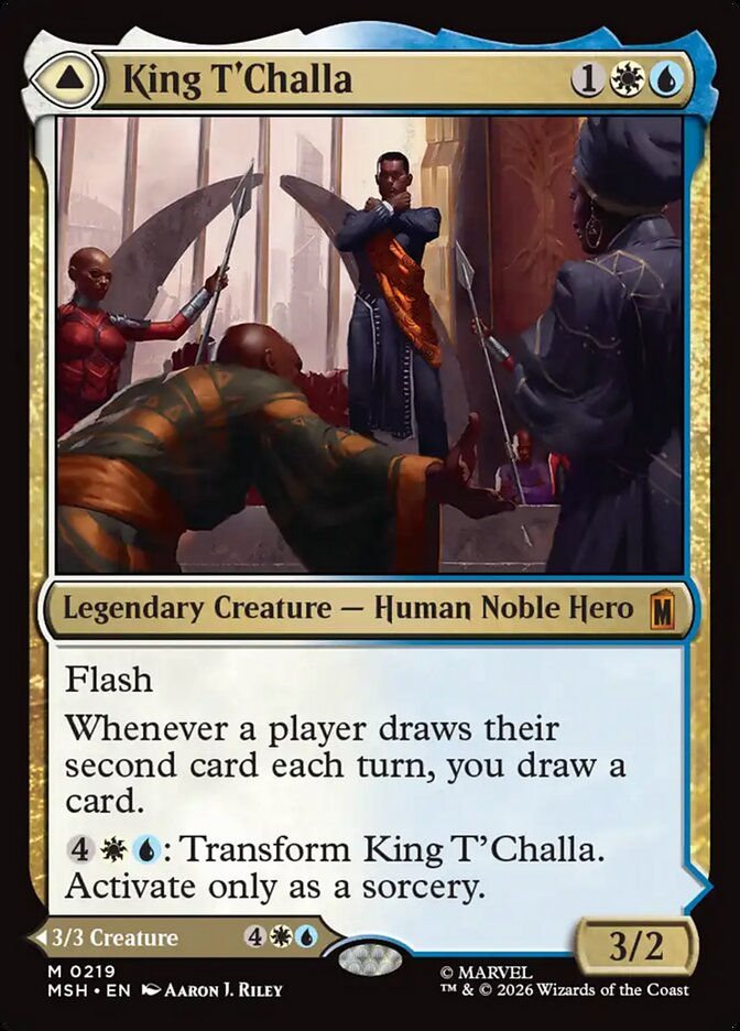 King T'Challa // Black Panther, Hope Enduring (MSH) (219) — cara 1 de 2