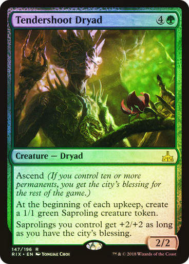 Tendershoot Dryad (RIX) (147) / Foil