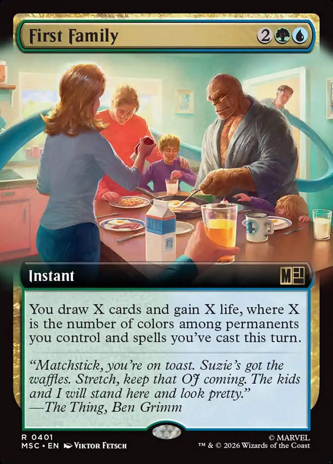 First Family (MSC) (401) / Extended Art