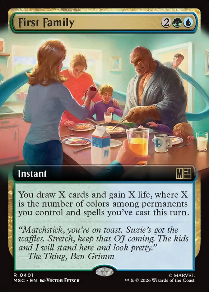 First Family (MSC) (401) / Extended Art