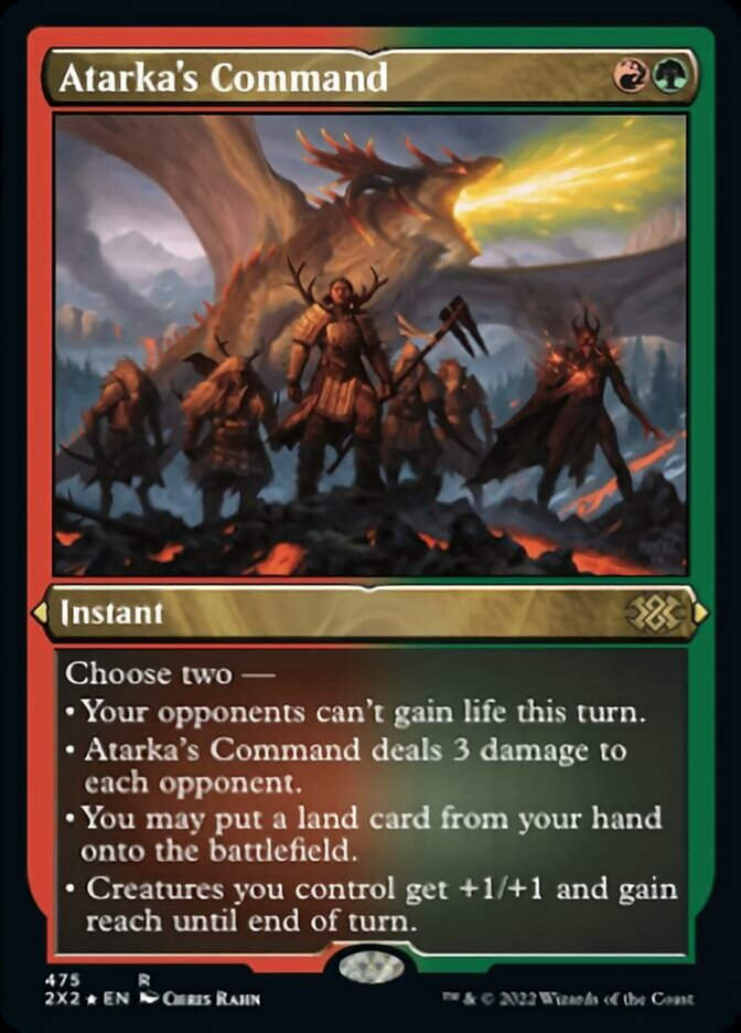 Atarka's Command (2X2) / Etched Foil