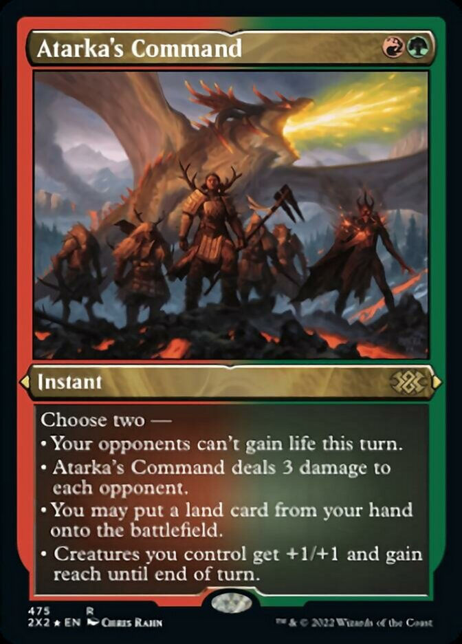 Atarka's Command (2X2) / Etched Foil