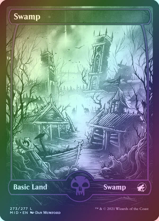 Swamp (MID) (273) / Showcase / Foil