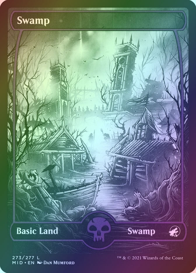 Swamp (MID) (273) / Showcase / Foil