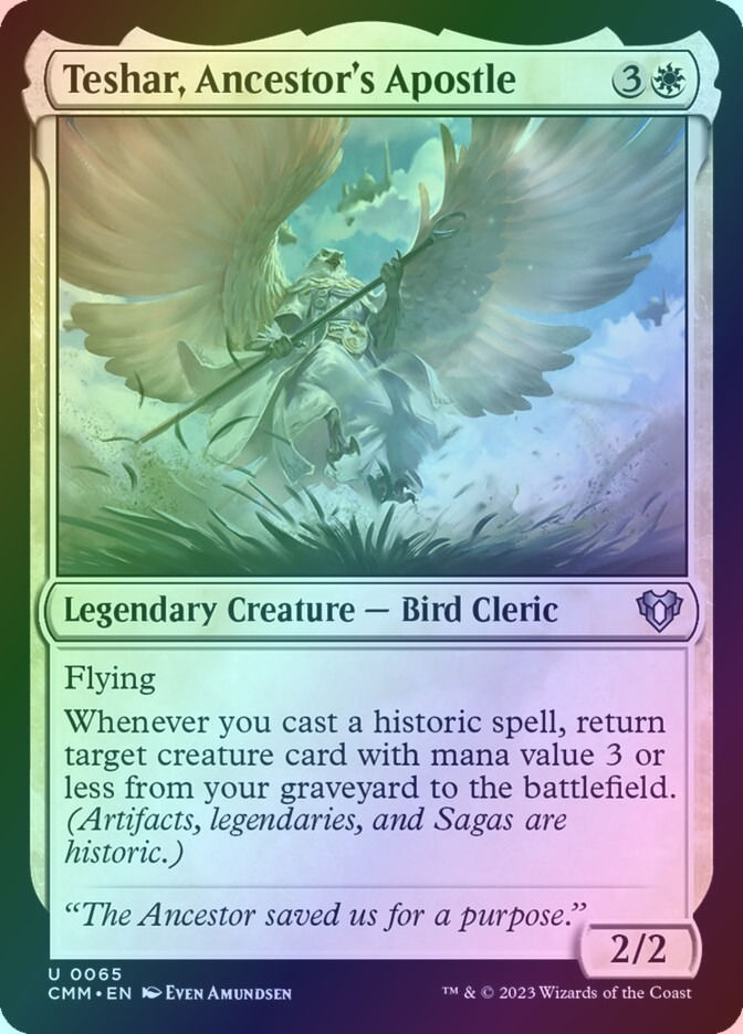 Teshar, Ancestor's Apostle (CMM) (65) / Foil
