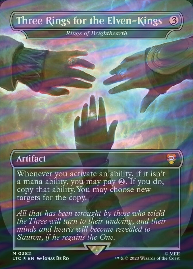 Rings of Brighthearth (LTC) (382) / Borderless / Surge Foil