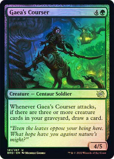 Gaea's Courser (BRO) / Foil