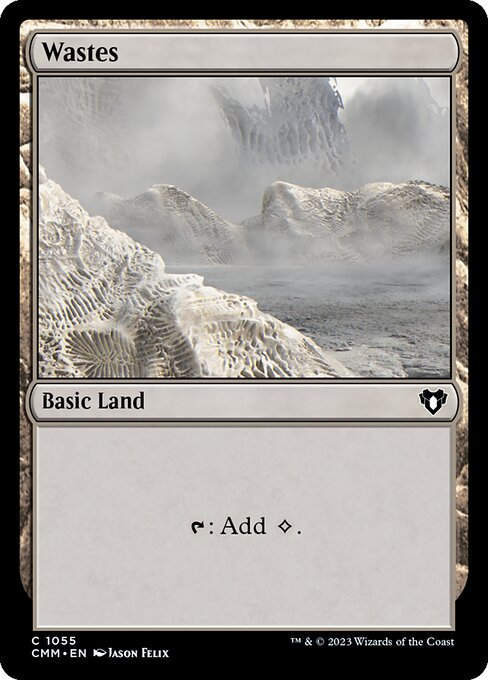 Wastes (cmm) (cmm_1055) (Commander Deck)