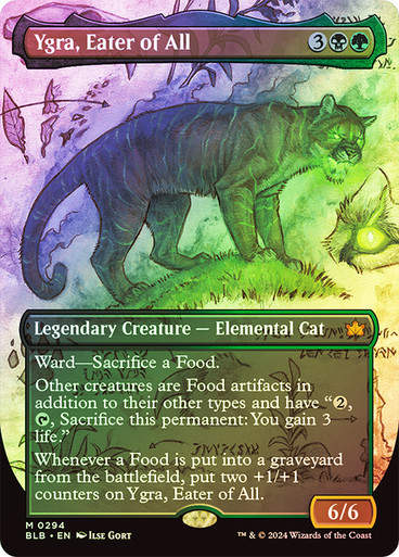 Ygra, Eater of All (blb) (294) / Borderless Foil