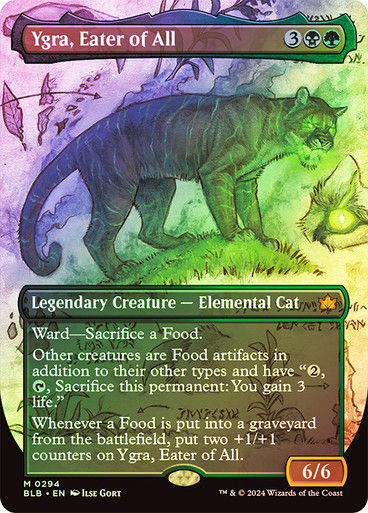 Ygra, Eater of All (blb) (294) / Borderless Foil