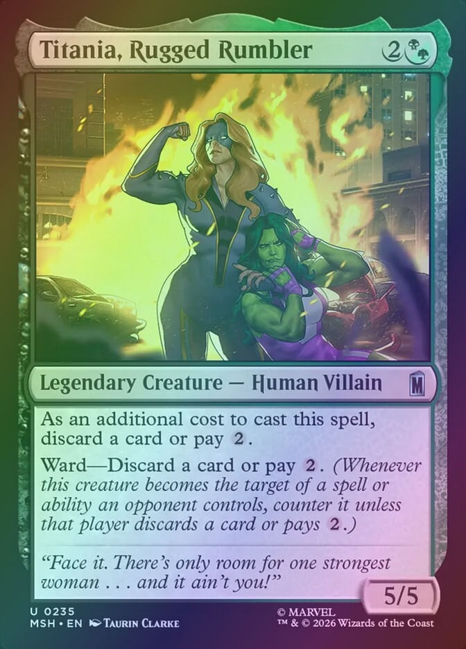 Titania, Rugged Rumbler (MSH) (235) / Foil