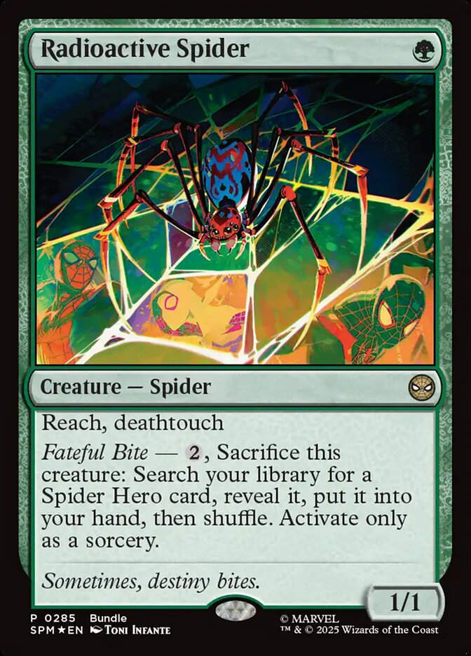 Radioactive Spider (SPM) (285) / Foil