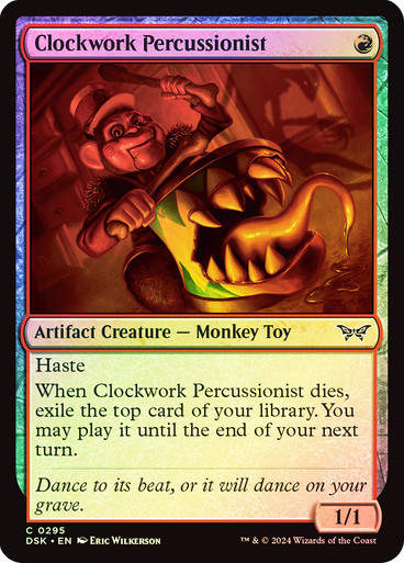 Clockwork Percussionist (DSK) (295) / Foil (Ghost)