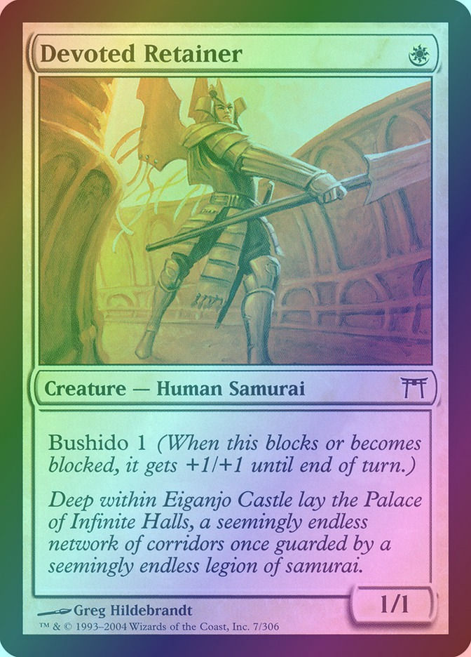 Devoted Retainer (CHK) (7) / Foil