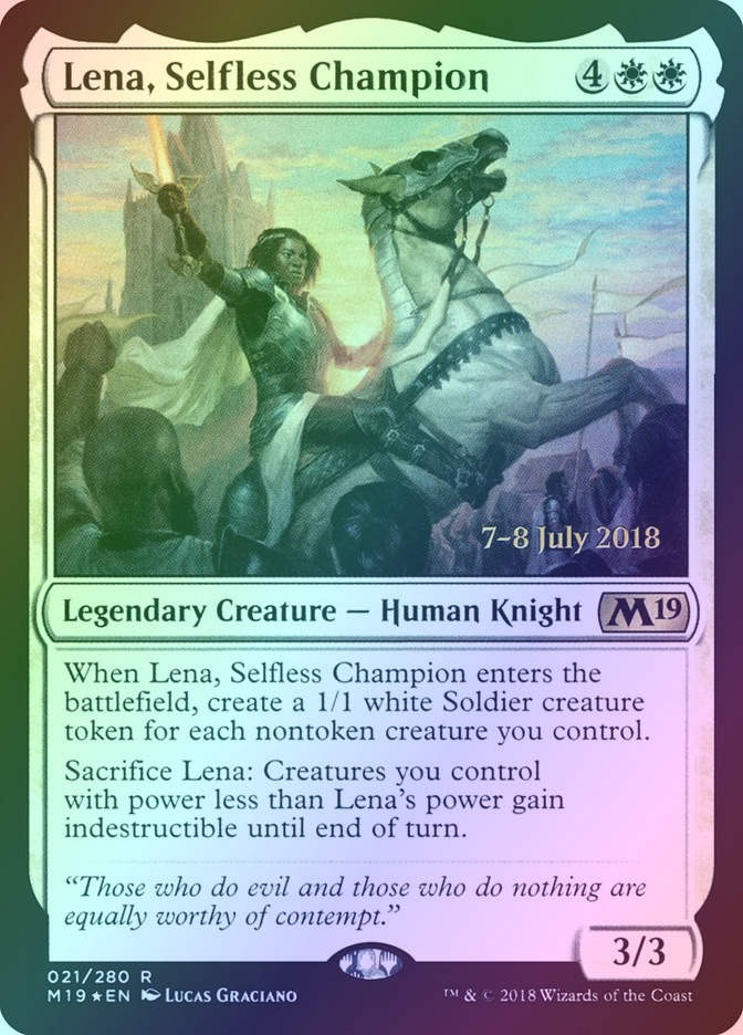 Lena, Selfless Champion (PM19) (21s) / Foil