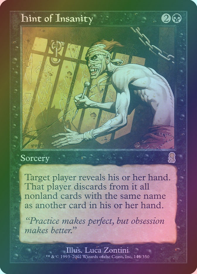 Hint of Insanity (ODY) (143) / Foil