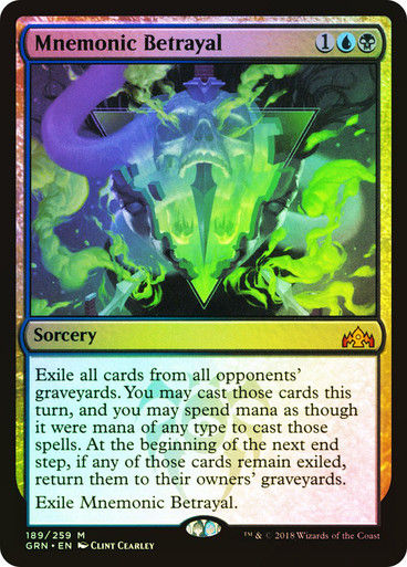 Mnemonic Betrayal (GRN) (189) / Foil
