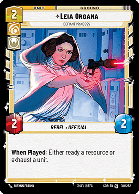 Leia Organa - Defiant Princess (SOR_#189/252)