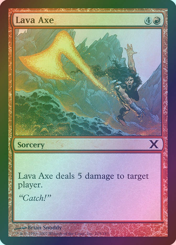 Lava Axe (10E) (215) / Foil