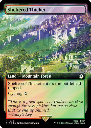 Sheltered Thicket (pip) (1036) / Extended Surge Foil