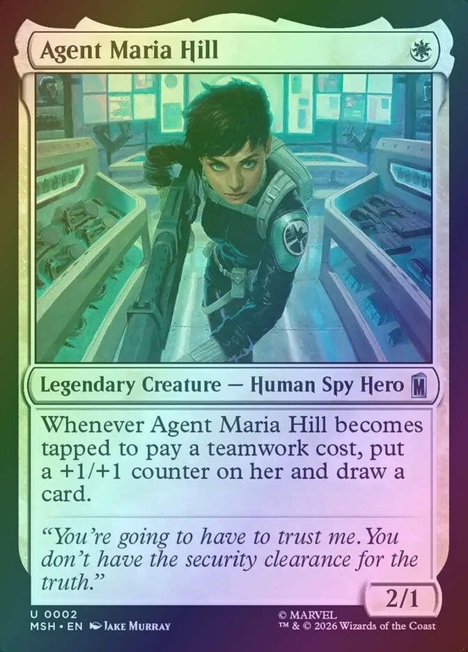Agent Maria Hill (MSH) (2) / Foil