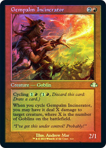 Gempalm Incinerator (DMR) / Showcase / Foil