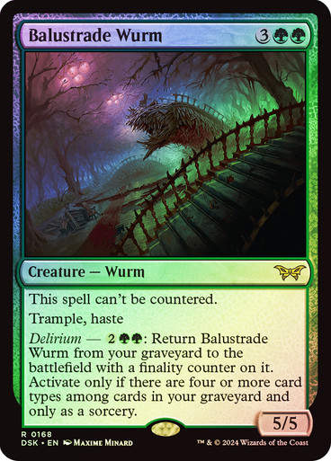 Balustrade Wurm (DSK) (168) / Foil