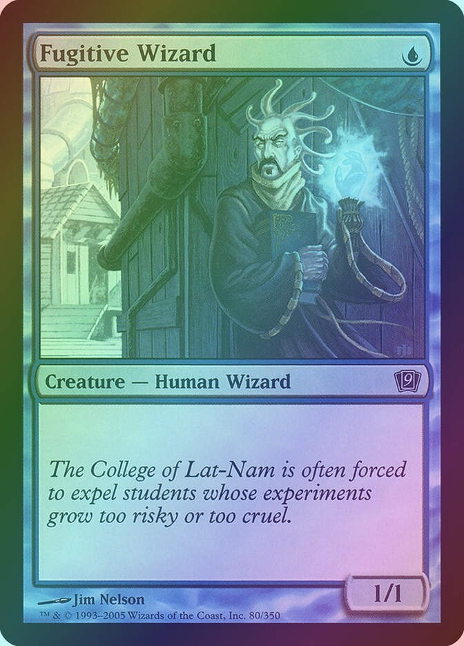 Fugitive Wizard (9ED) (80★) / Foil