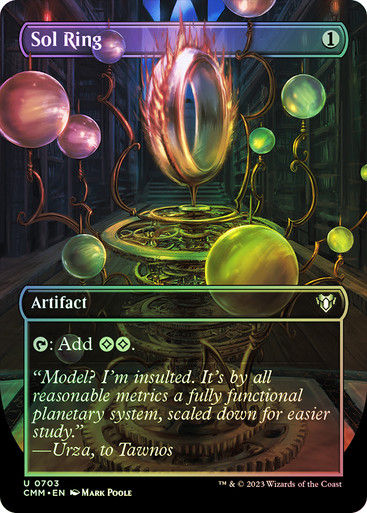 Sol Ring (cmm) / Borderless / Foil