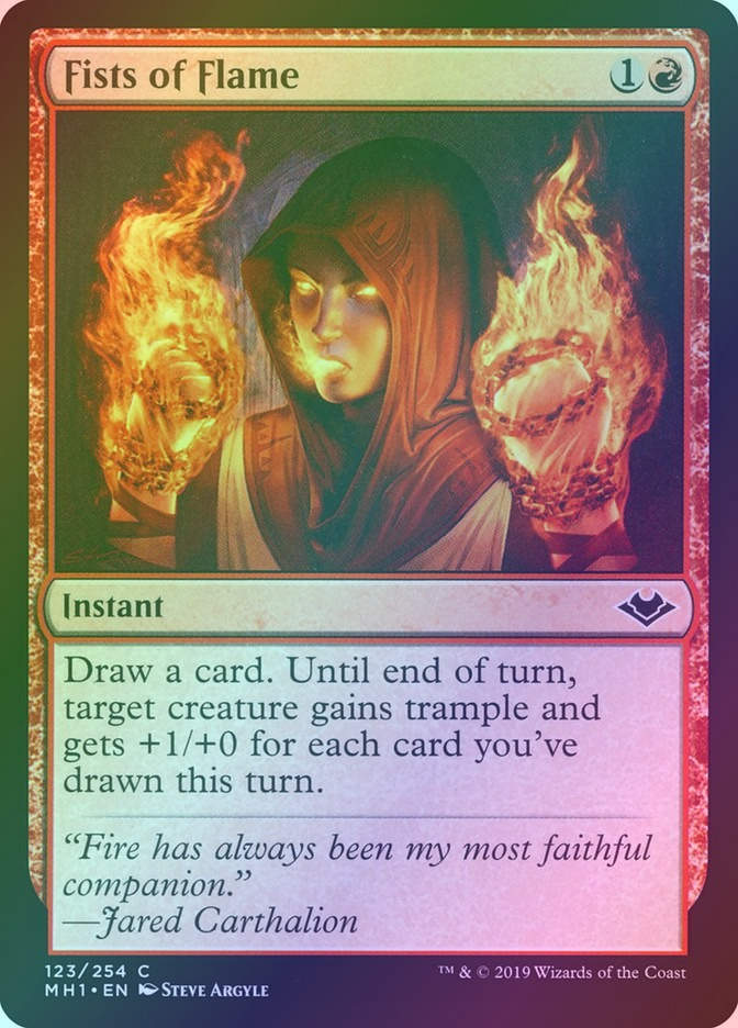 Fists of Flame (MH1) (123) / Foil