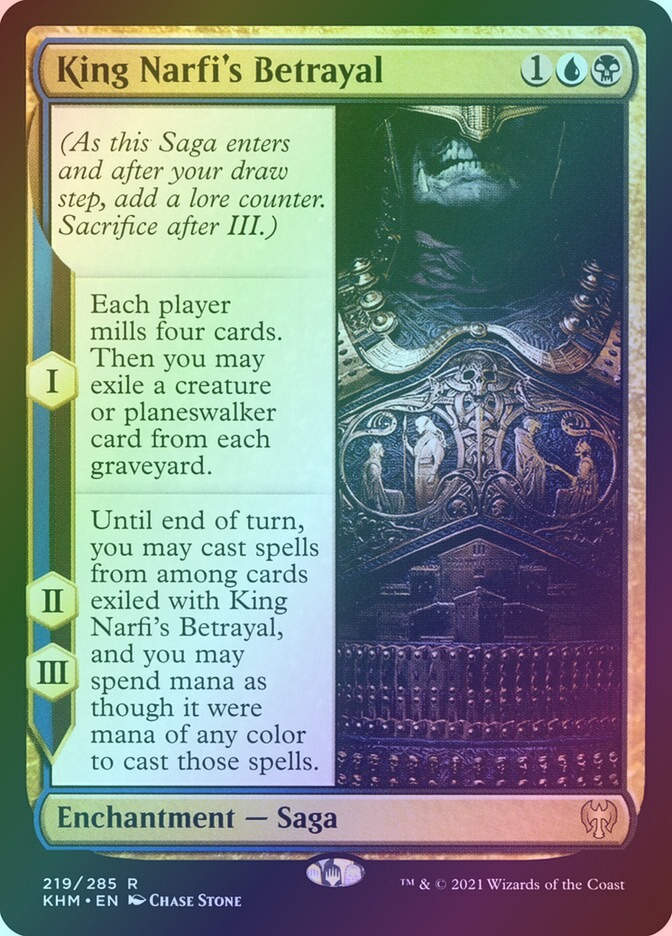 King Narfi's Betrayal (KHM) (219) / Foil