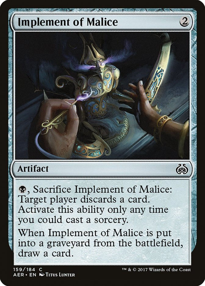 Implement of Malice (AER) (159) / Foil