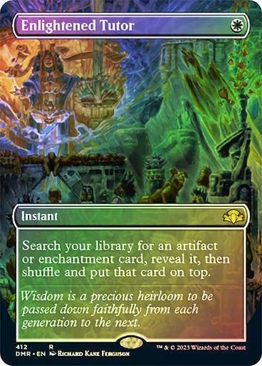 Enlightened Tutor (DMR) / Borderless / Foil