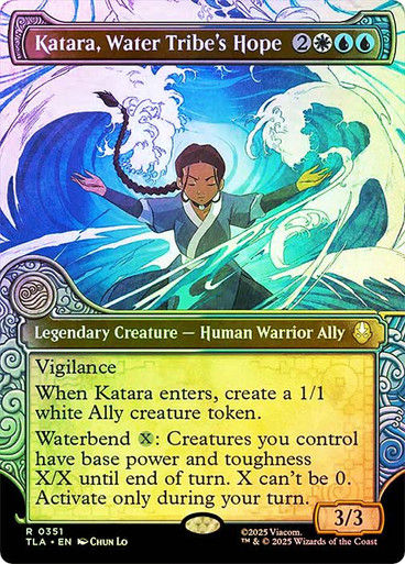 Katara, Water Tribe's Hope (TLA) (351) / Showcase / Foil