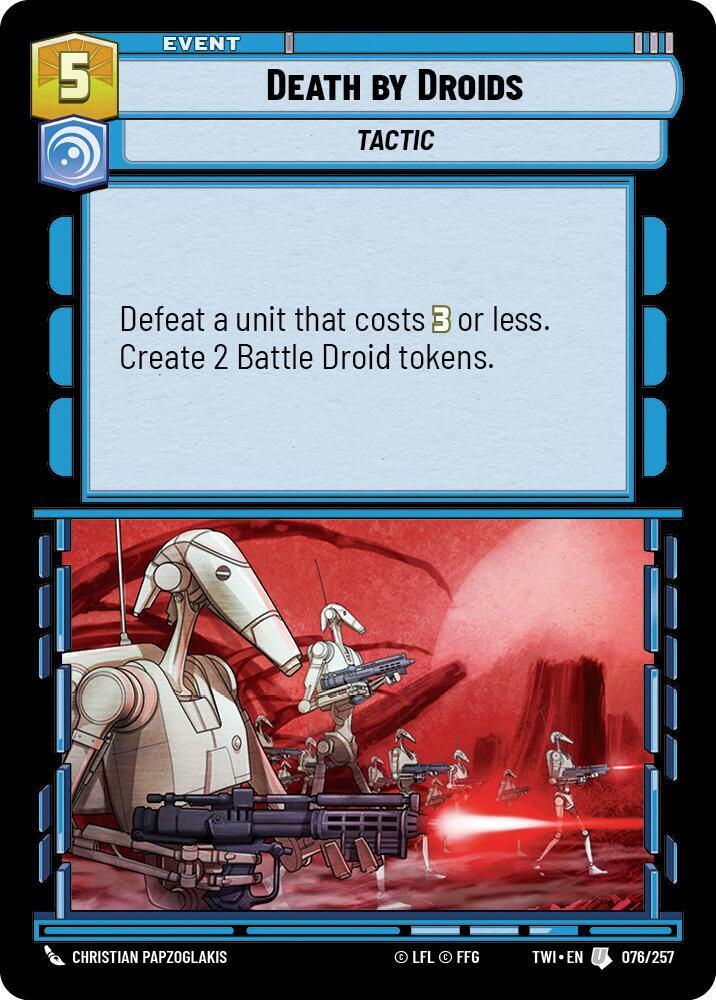 Death by Droids (TWI) (076/257) / Foil