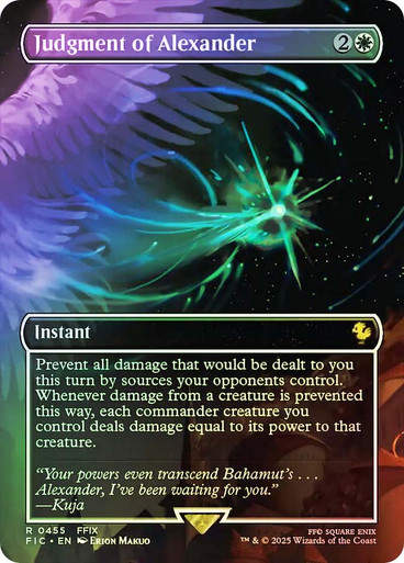 Judgment of Alexander (FIC) (455) / Borderless / Foil