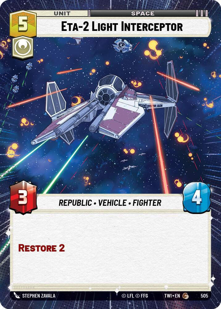 Eta-2 Light Interceptor (Hyperspace) (TWI) (505) / Foil