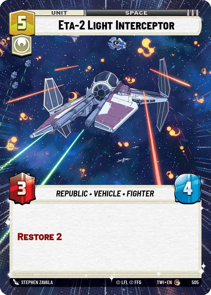 Eta-2 Light Interceptor (Hyperspace) (TWI) (505) / Foil