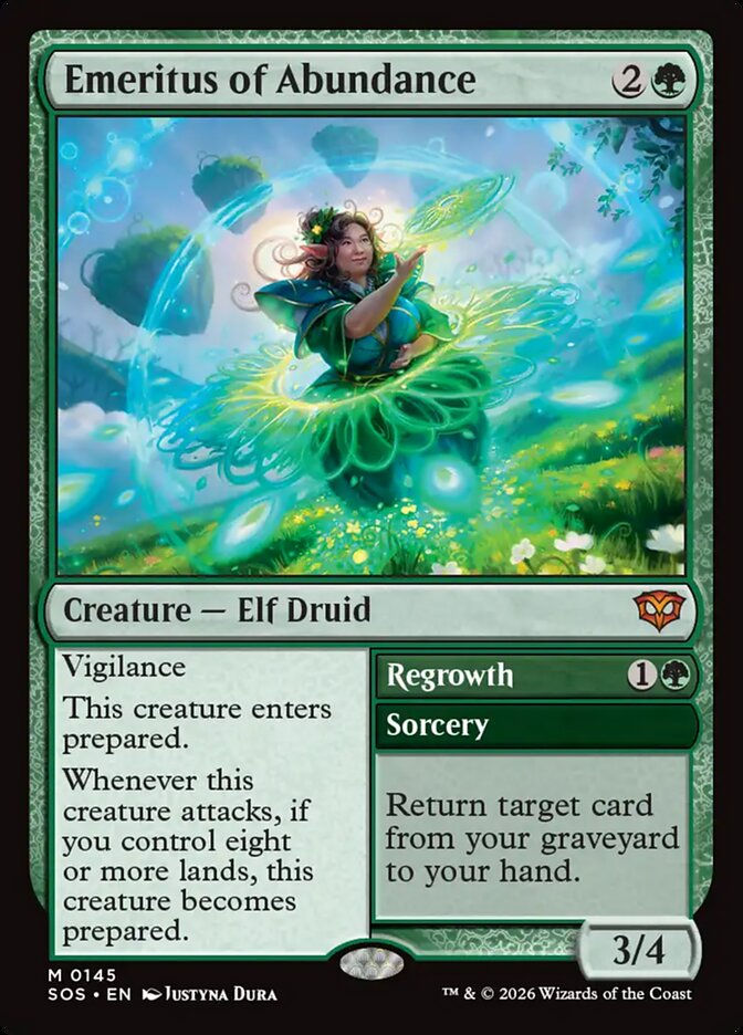 Emeritus of Abundance // Regrowth (SOS) (145)