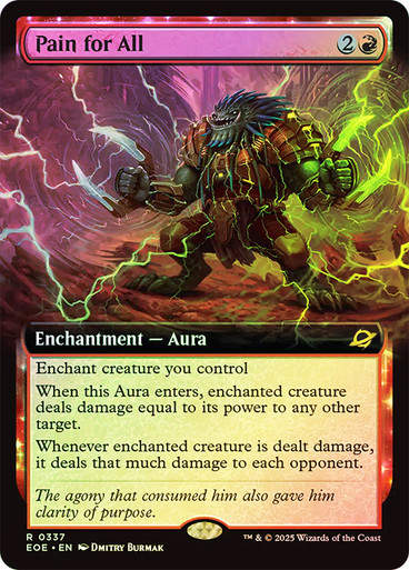 Pain for All (EOE) (337) / Extended Art / Foil