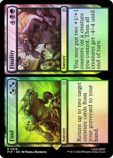 Find // Finality (pip) (216) / Foil