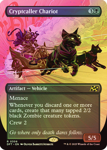 Cryptcaller Chariot (DFT) (306) / Foil / Borderless