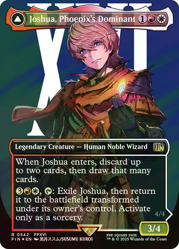 Joshua, Phoenix's Dominant // (FIN) (542) / Borderless / Surge Foil