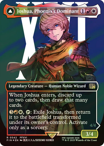 Joshua, Phoenix's Dominant // (FIN) (542) / Borderless / Surge Foil
