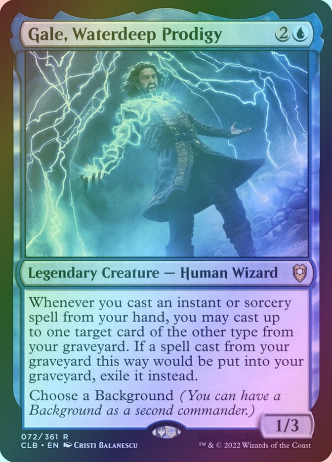 Gale, Waterdeep Prodigy (CLB) (72) / Foil